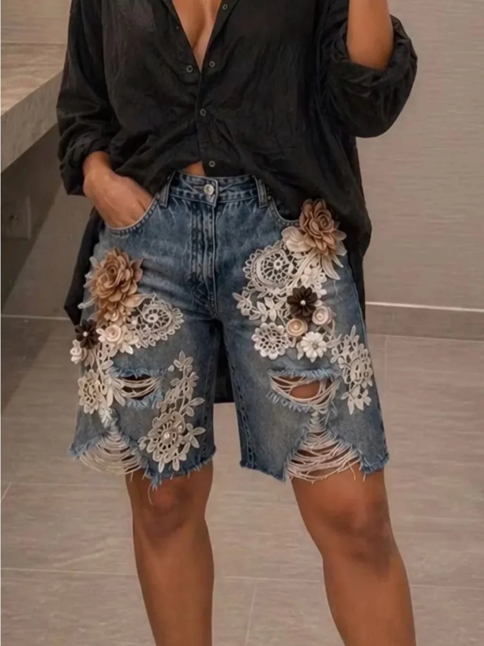 XLWear blue distressed
